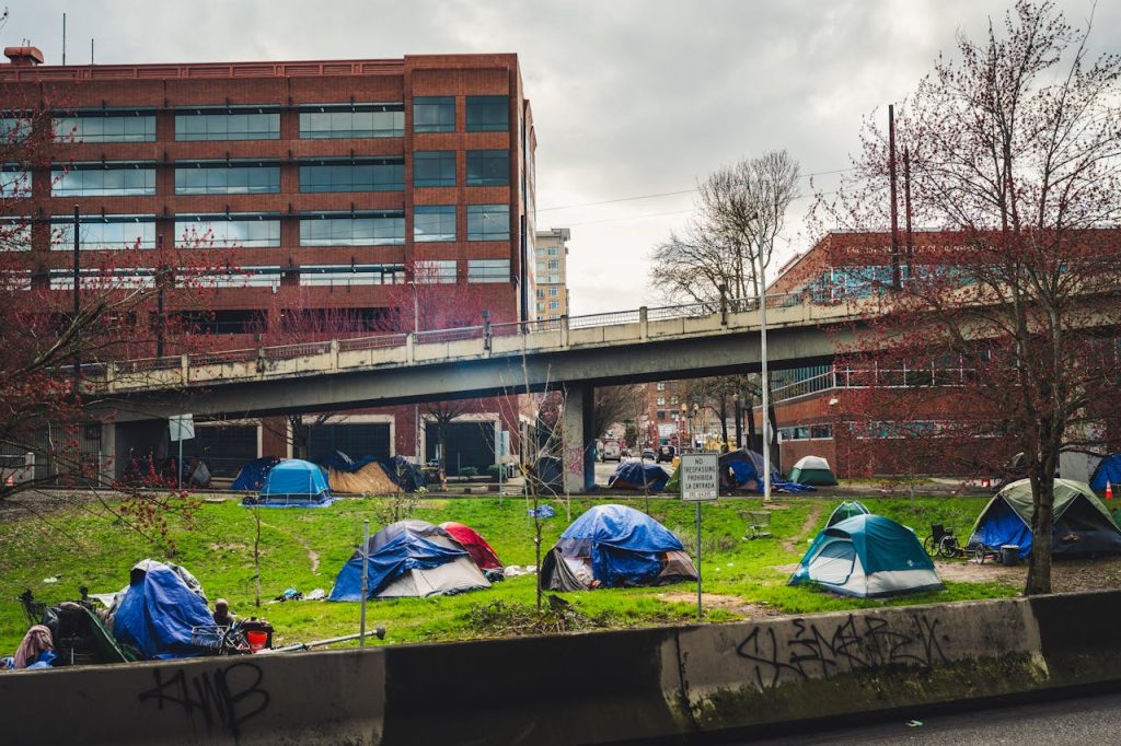 A Homeless Encampment